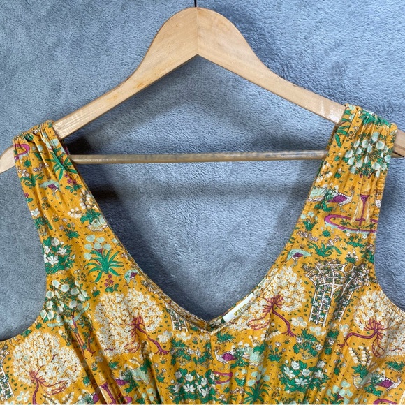 Anthropologie Maeve Dress Women Sz 2X Marie Column Cutout Maxi Beach Cover Up - Picture 10 of 16